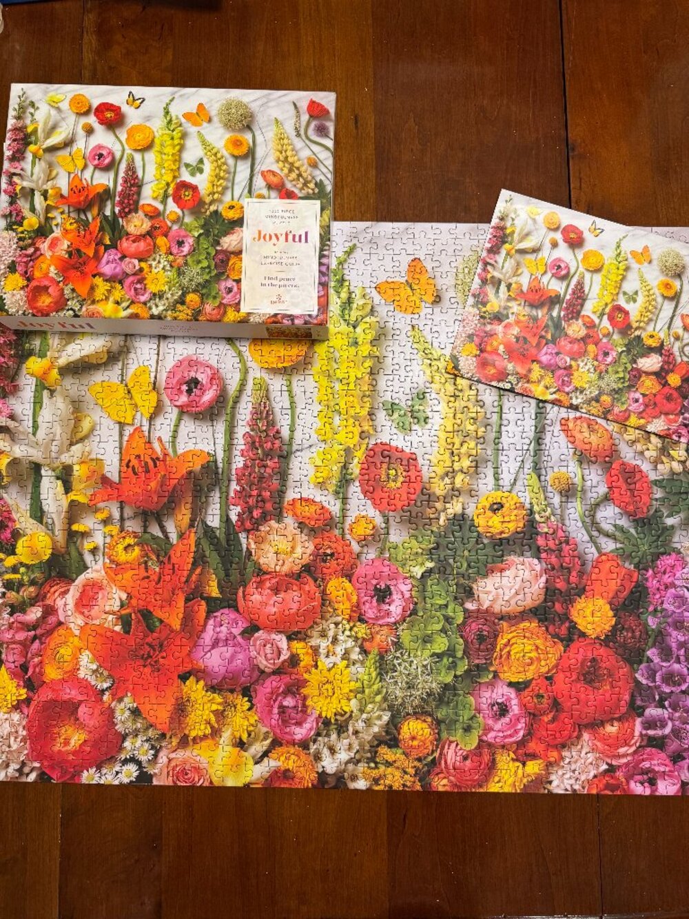 Galison Joyful 1000 Piece Puzzle Artwork by Julie Seabrook Ream - 27" X 20"